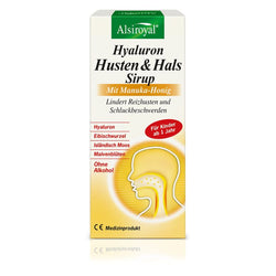 Alsiroyal - Hyaluron Husten & Hals Sirup mit Manuka-Honig, 150ml