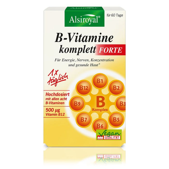 Alsiroyal - B-Vitamine komplett Forte, 60 Kaps.