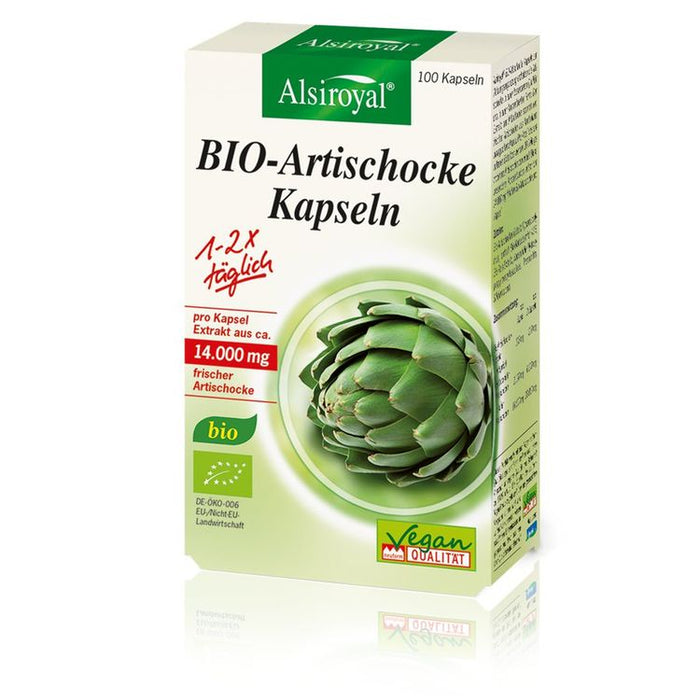 Alsiroyal - Bio-Artischocke Kapseln 100 Stk,