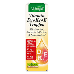 Alsiroyal - Vitamin D3 + K2 + E Tropfen, 15ml