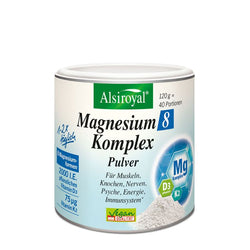 Alsiroyal - Magnesium 8 Komplex Pulver, 120g