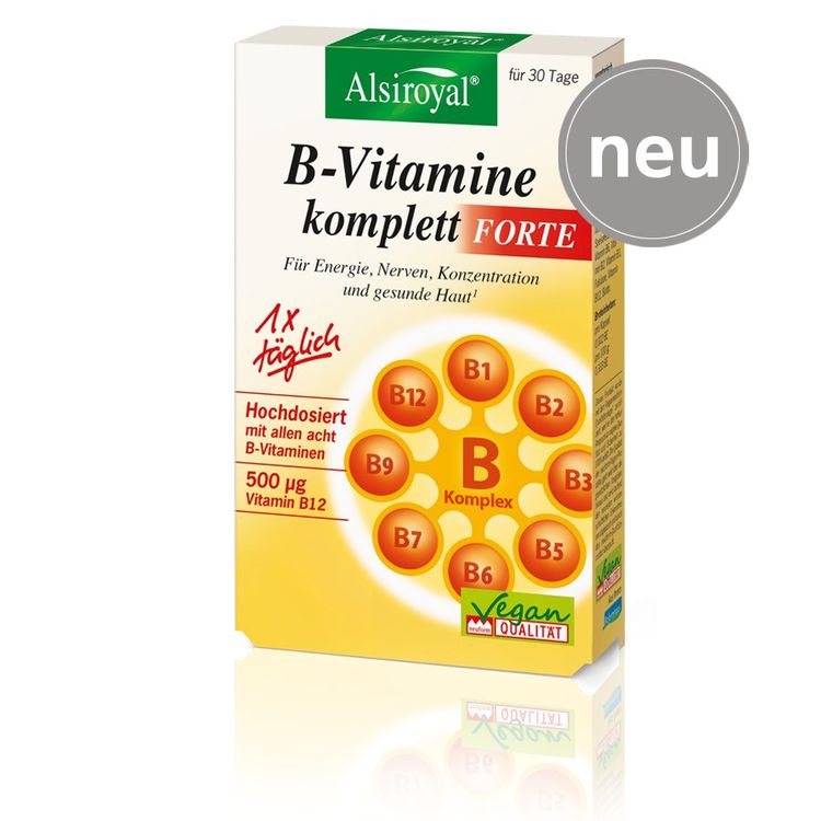 Alsiroyal - B-Vitamine komplett Forte 30 Kps,