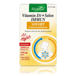 Alsiroyal - Vitamin D3 + Selen IMMUN Schmelztabletten 30 Stk,