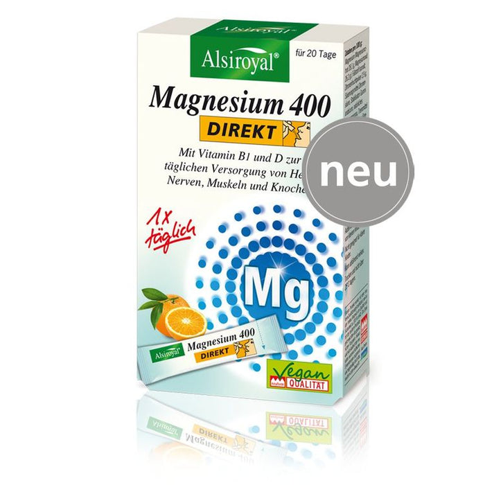 Alsiroyal - Magnesium 400 Direkt Orange 20 St.
