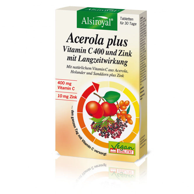 Alsiroyal - Acerola plus Vitamin C 400 Zink 30Stk