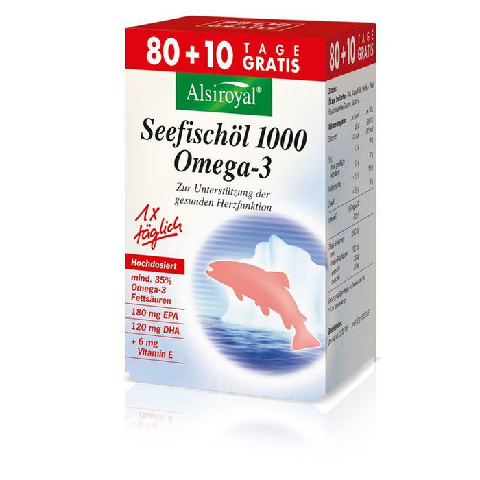 Alsiroyal - Seefischöl 1000 Omega-3 90Stk