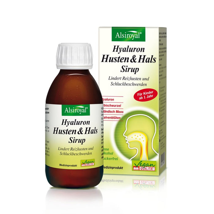 Alsiroyal - Hyaluron Husten Hals Sirup 150ml