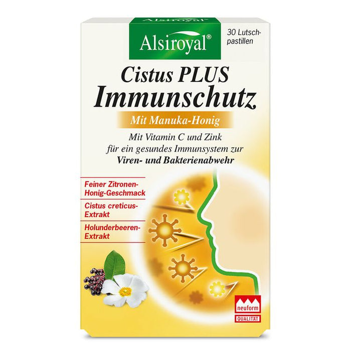Alsiroyal - Cistus PLUS Immunschutz mit Manuka Honig, 30 Tabl.