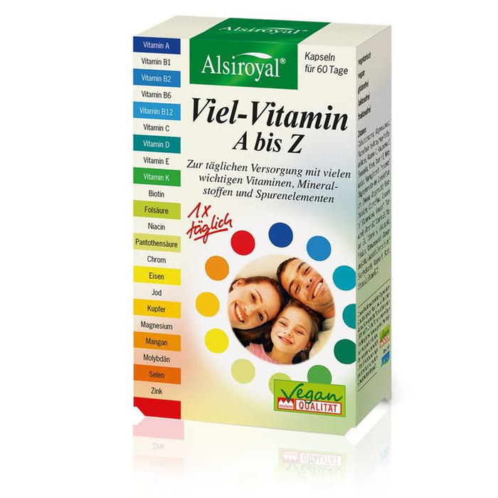 Alsiroyal - Viel-Vitamin A bis Z 60 Kaps.