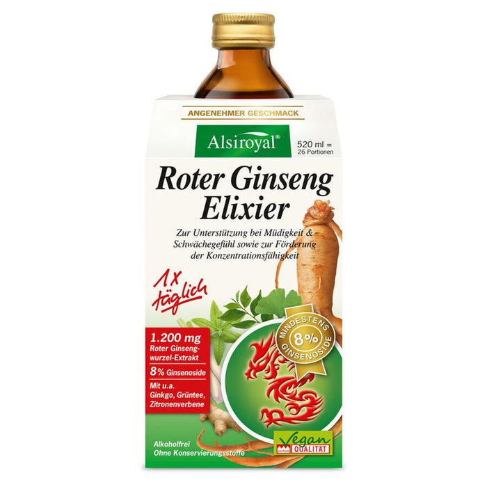 Alsiroyal - Roter Ginseng Elixier, 520ml