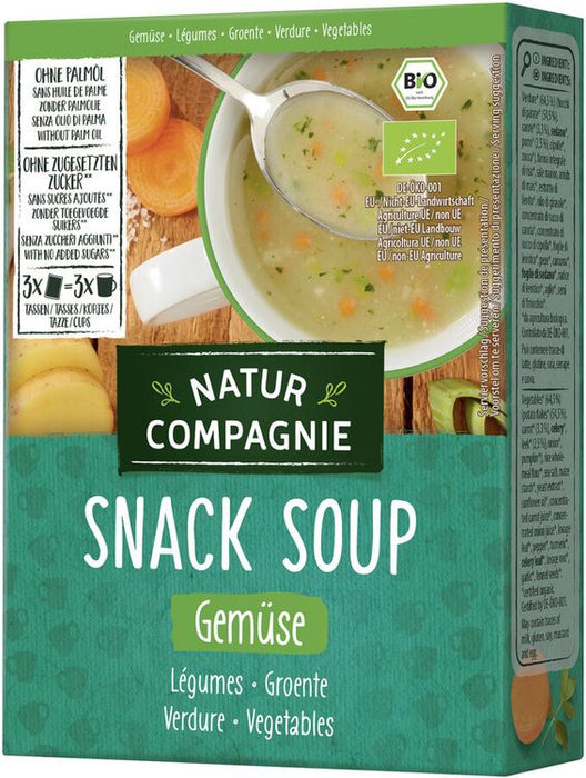 Natur Compagnie - Snack Soup Gemüse, 3 x 18g