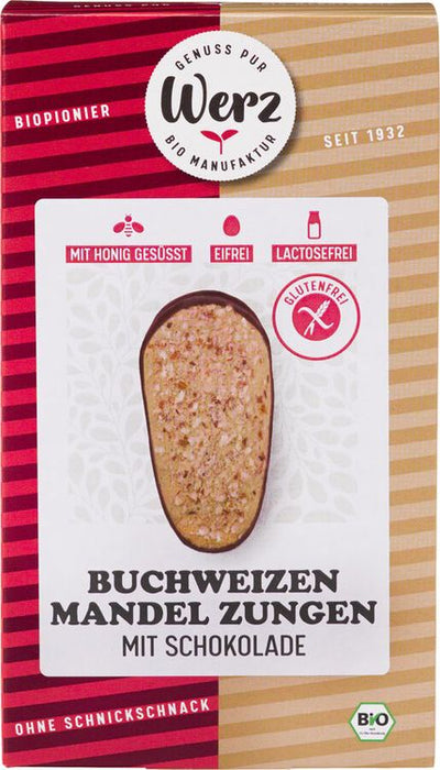 Werz - Buchweizen Mandel Zungen glutenfrei, bio 150g
