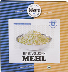 Werz - Hirse Vollkorn Mehl, glutenfrei bio 1000g