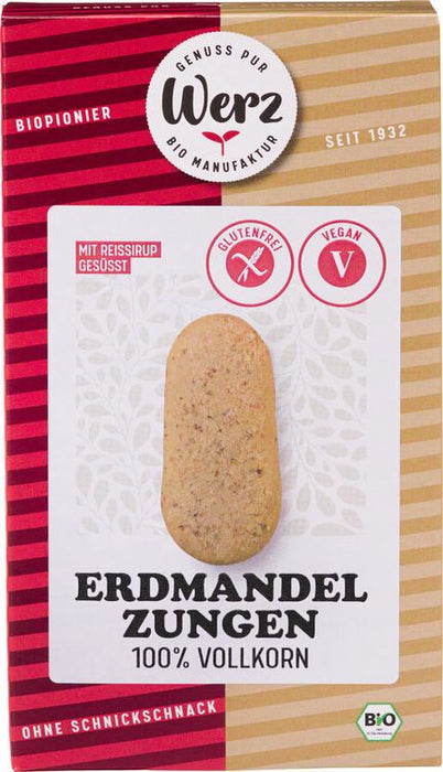 Werz - Erdmandel Zungen, glutenfrei, bio, 125g