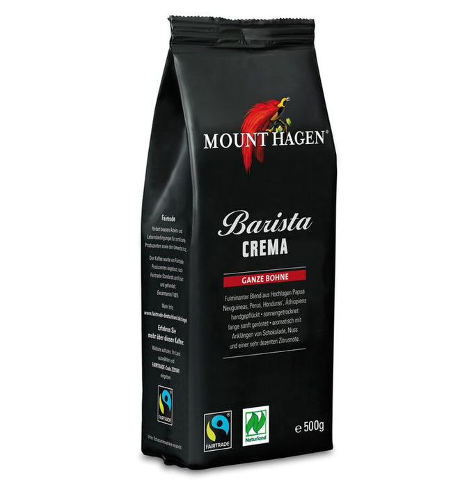 MOUNT HAGEN - Bio FT Röstkaffee Barista, g. Bohne, 500g