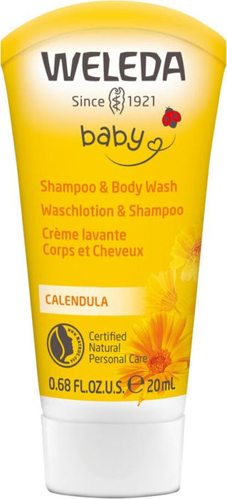 Weleda - Calendula Waschlotion & Shampoo, 20ml