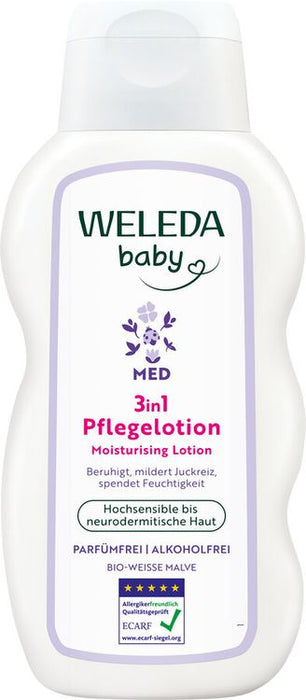 Weleda - Med 3in1 Pflegelotion Weisse Malve, 200ml