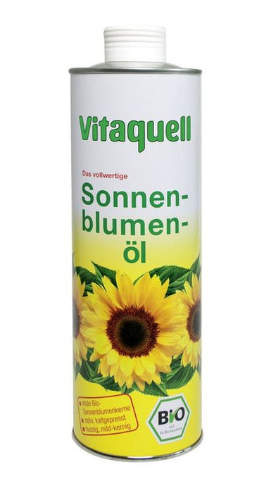 Fauser-Vitaquell - Sonnenblumenöl große Dose bio 750ml