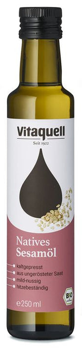 Vitaquell Sesam-Öl Bio nativ, kaltgepresst 0,25