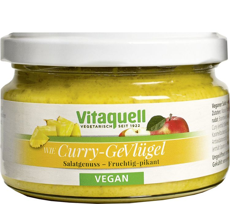 Vitaquell - Curry-Gevlügel-Salat, vegan 180g