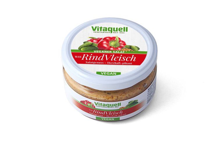 Fauser-Vitaquell - RindVleisch Salatgenuss Herzhaft-pikant glutenfrei vegan  180g