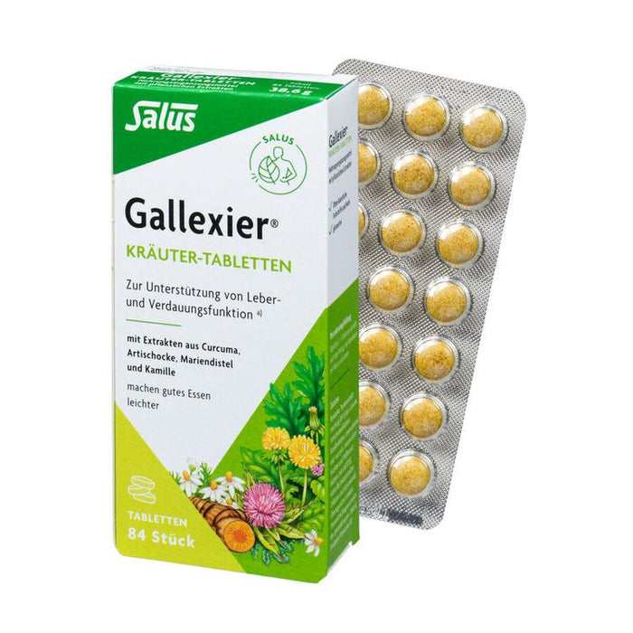 Salus - Gallexier Kräuter-Tabletten 84Stk