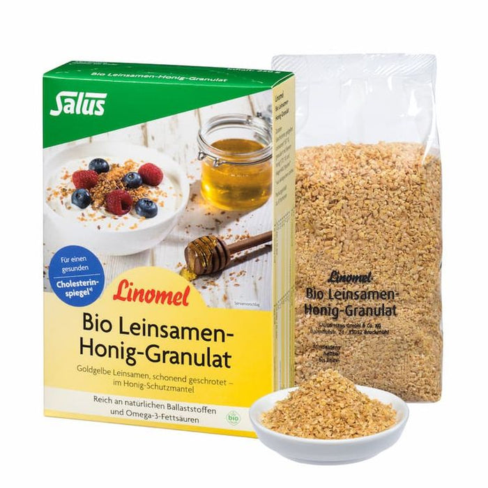 Salus - Linomel Leinsamen-Honig-Granulat bio, 250g