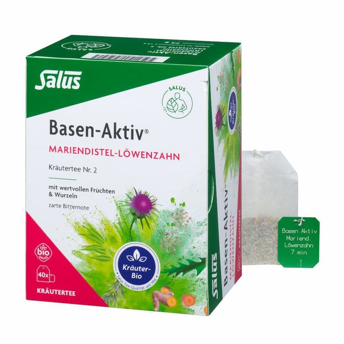 Salus - Basen-Aktiv® Tee N°. 2 Mariendistel-Löwenzahn bio 40 FB