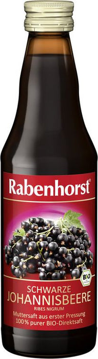 Rabenhorst - schwarzer Johannisbeer Muttersaft bio 330ml