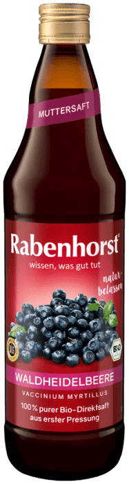 Rabenhorst Waldheidelbeere Muttersaft, bio, 700 ml