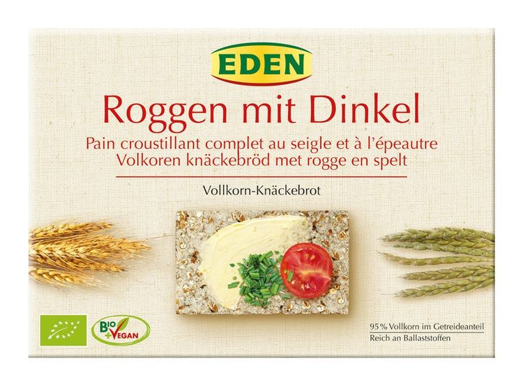 EDEN - Roggen-Vollkorn Dinkel-Knäcke bio 250g