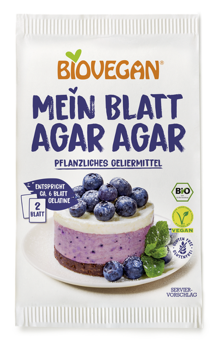 BIOVEGAN - Agar Agar Pflanzliches Geliermittel, 30g