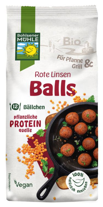 Bohlsener Mühle - Rote Linsen Balls, bio 165g