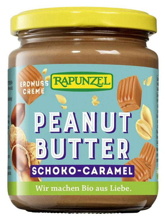 Rapunzel-Peanutbutter Erdnuss Schoko Caramel Creme Bio 250 g