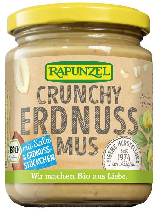 Rapunzel- Erdnussmus Crunchy 250g