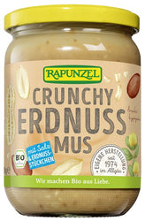 Rapunzel - Erdnussmuss Crunchy mit Salz bio 500g
