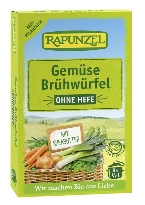 Rapunzel - Gemüse-Brühwürfel, ohne Hefe, 80g