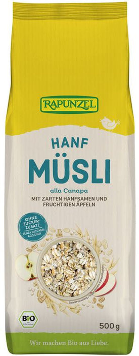 Rapunzel - Hanf-Müsli vegan bio, 500g