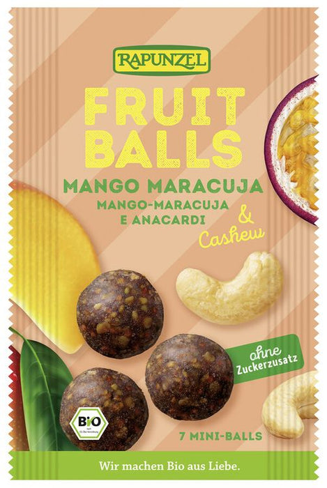 Rapunzel - Fruit-Balls Mango-Maracuja & Cashew, 49g