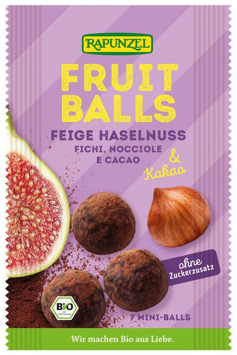 Rapunzel - Fruit-Balls Feige-Haselnuss & Kakao, 49g