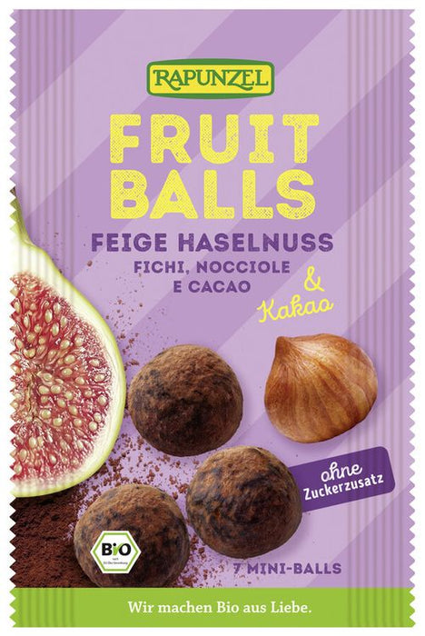 Rapunzel - Fruit-Balls Feige-Haselnuss & Kakao, 49g