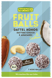 Rapunzel - Fruit-Balls Dattel-Kokos & Cashew, 49g