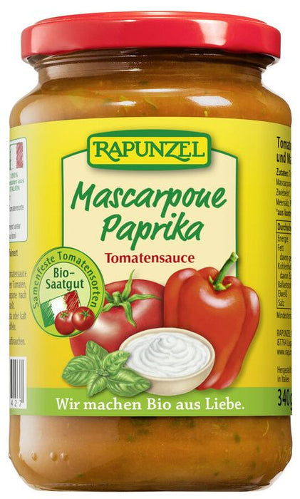 Rapunzel - Tomatensauce Mascarpone Paprika, 330ml