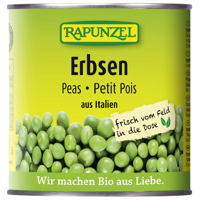 Rapunzel - Erbsen in der Dose, bio 340g