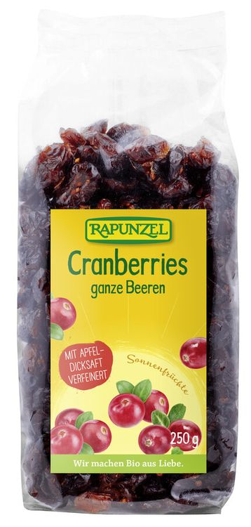 Rapunzel - Cranberries, ganze Beeren, 250g