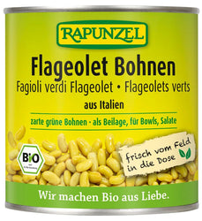Rapunzel - Flageolet Bohnen in der Dose bio vegan, 200g