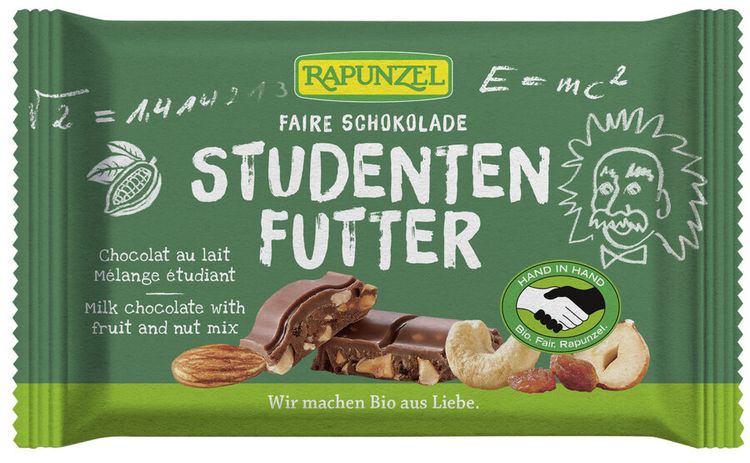 Rapunzel - Schokolade Studentenfutter bio 100g