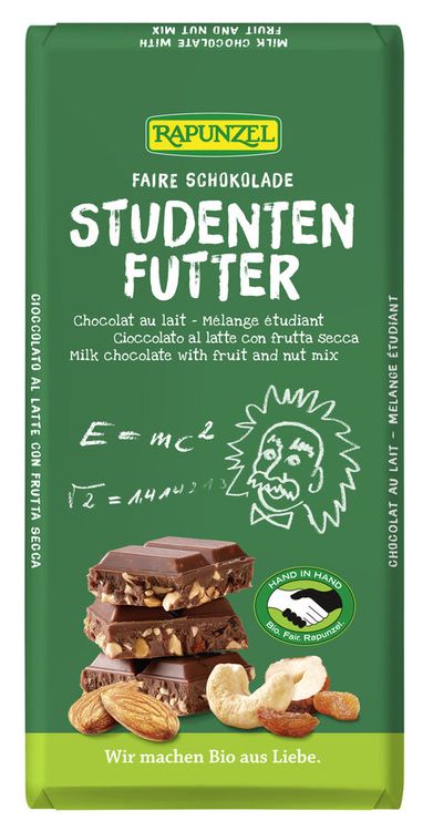 Rapunzel - Studentenfutter Schokolade, HIH, 200g — Reformhaus.de