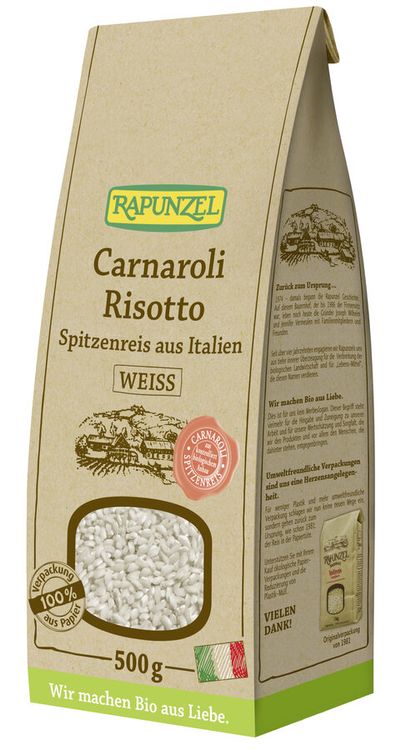 Rapunzel - Carnaroli Risotto Spitzenreis weiß, 500g