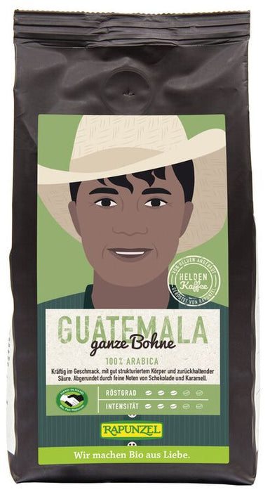 Rapunzel - Heldenkaffee Guatemala, ganze Bohne HIH bio 250g